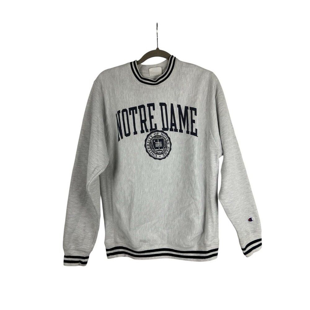 University Of Notre Dame Champion ReverseWeave Crewneck Sweatshirt Small Vintage